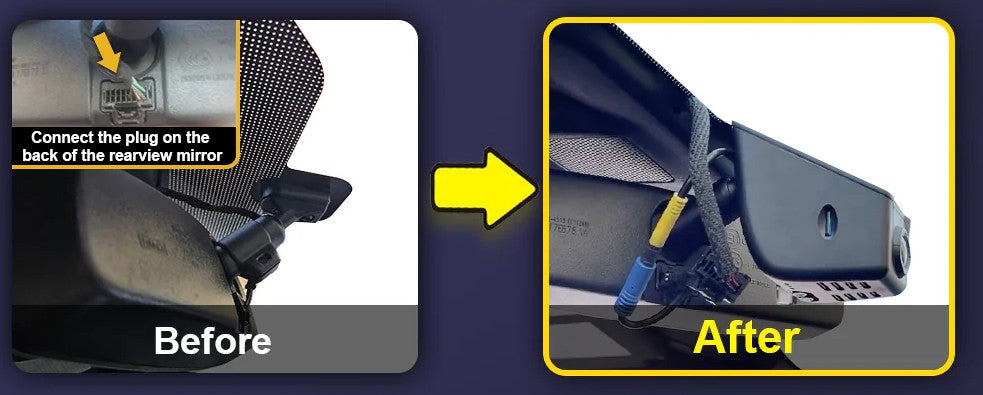 4K Hidden Custom Dash Cam for the 2014-2023 Ford Mustang