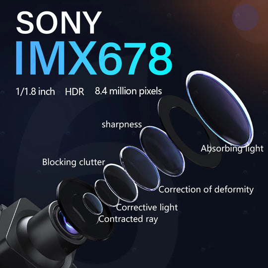 Starvis 2 Universal 4K Ultra HD Dash Cam Front & Rear Cam