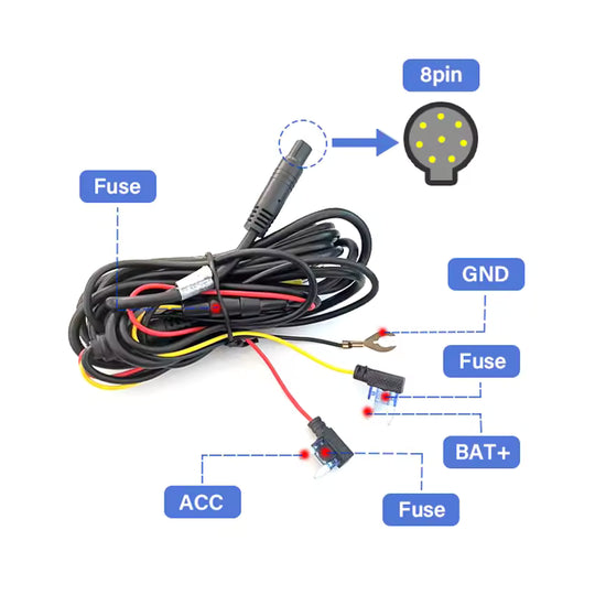 Universal Mini Fuse Box Cable Hardwire kit