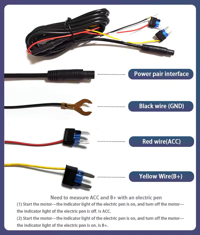 Universal Mini Fuse Box Cable Hardwire kit